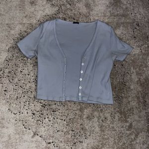 blue brandy melville top